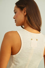 ET6892   WASHED RIB SLEEVELESS TOP: BLACK / M