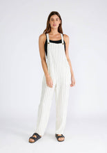 Striped Overall: Natural/Black