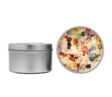 Sweet Scented Candles, Handmade Soy Candle, Crystal Candle: Happy Birthday / 8oz Round Tin