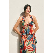 Sun Orange Halter Top