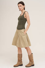 NS8408- Clean Line Square Shirred Top: 2273 Deep Sea Blue