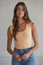 S1187N | Double Layered Seamless Top: Prussian Blue / ML