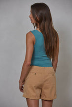 S1187N | Double Layered Seamless Top: White / SM