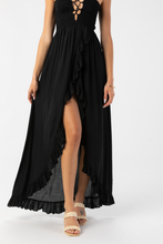 Flynn Maxi Dress: Black / One Size