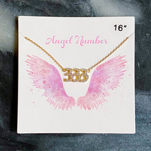 Dainty Angel Number Necklace: 777