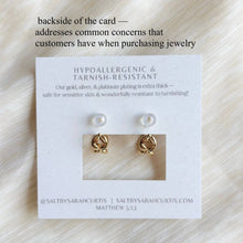 CRISS-CROSS HOOP EARRINGS | 18k gold | stud post hoops