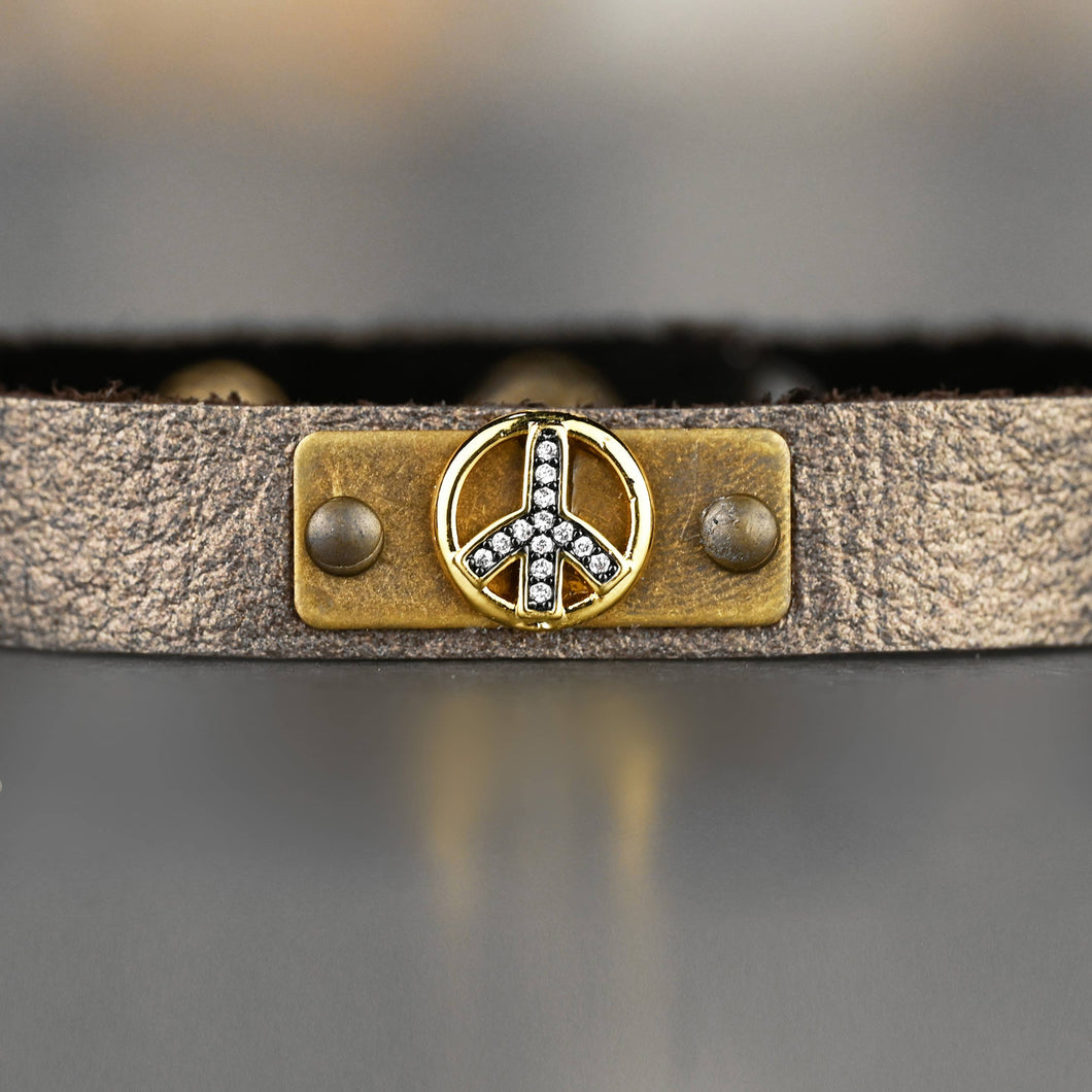 Pave Peace Cuff