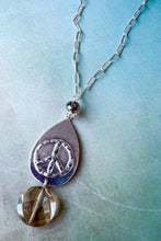 Breathe Necklace in Silver