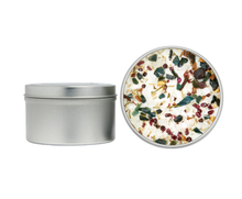 X-mas Morning Candles: 12oz Round Glass