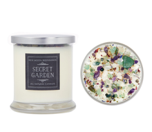 Spring Candles, Spring Flowers Crystal Candles, Spring Decor: Rose / 8oz Round Tin