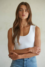 S1187N | Double Layered Seamless Top: Prussian Blue / SM