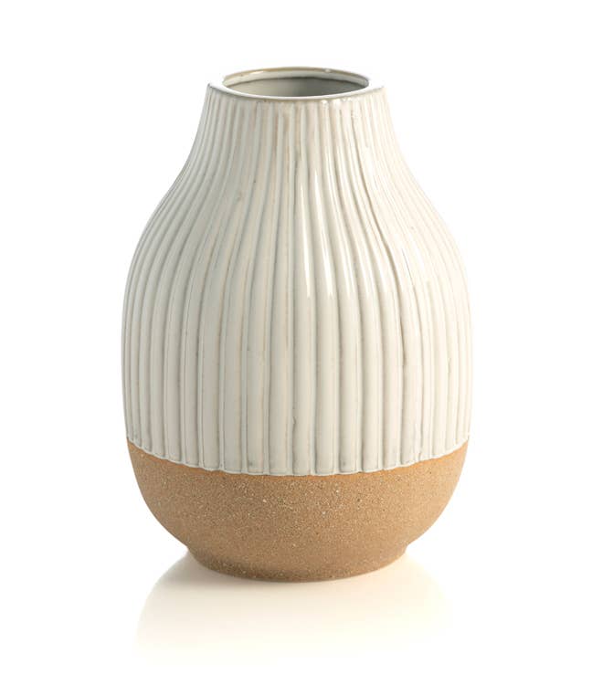 LOMA VASE, WHITE